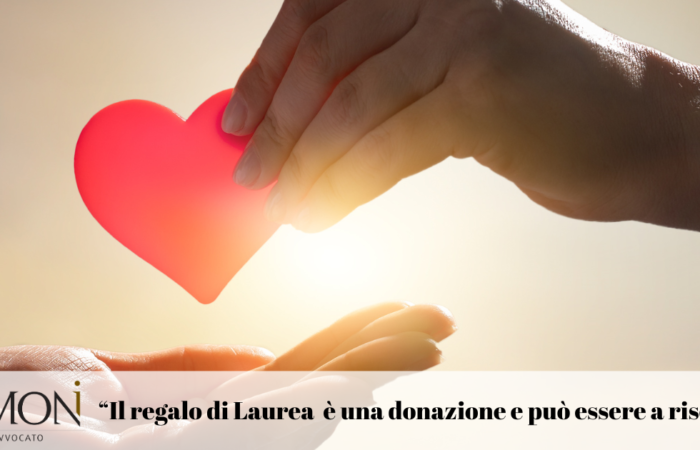 Bonifico Bancario è donazione